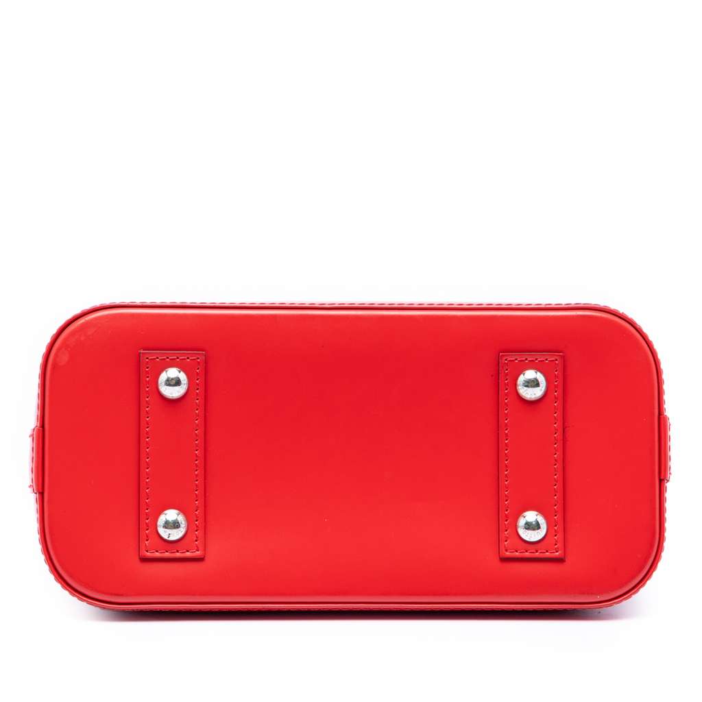 Louis Vuitton Epi Alma BB Red Leather Good condition - Inside View