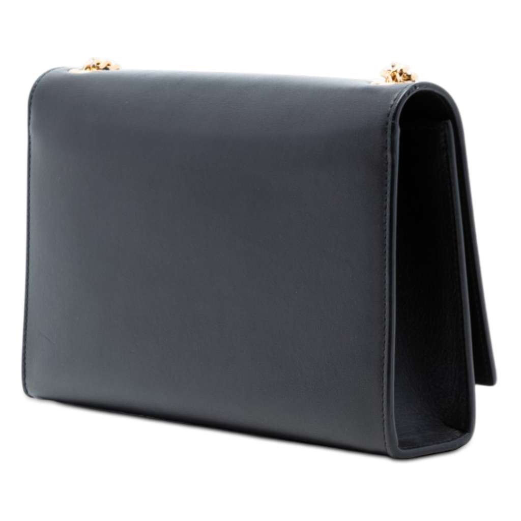 Saint Laurent Medium Lambskin Cloud Star Patchwork Monogram Kate Crossbody Black Leather Good condition - Back View