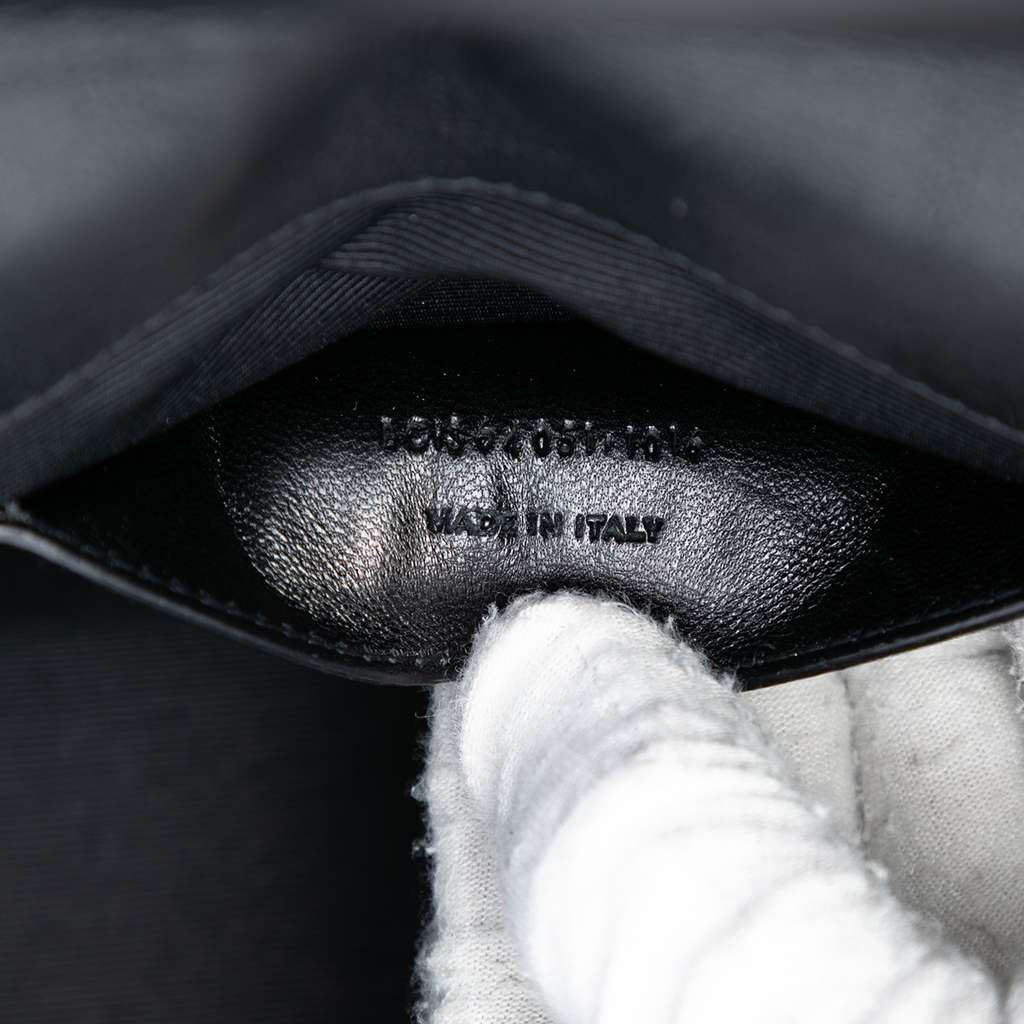 Saint Laurent Medium Lambskin Cloud Star Patchwork Monogram Kate Crossbody Black Leather Good condition - Box View