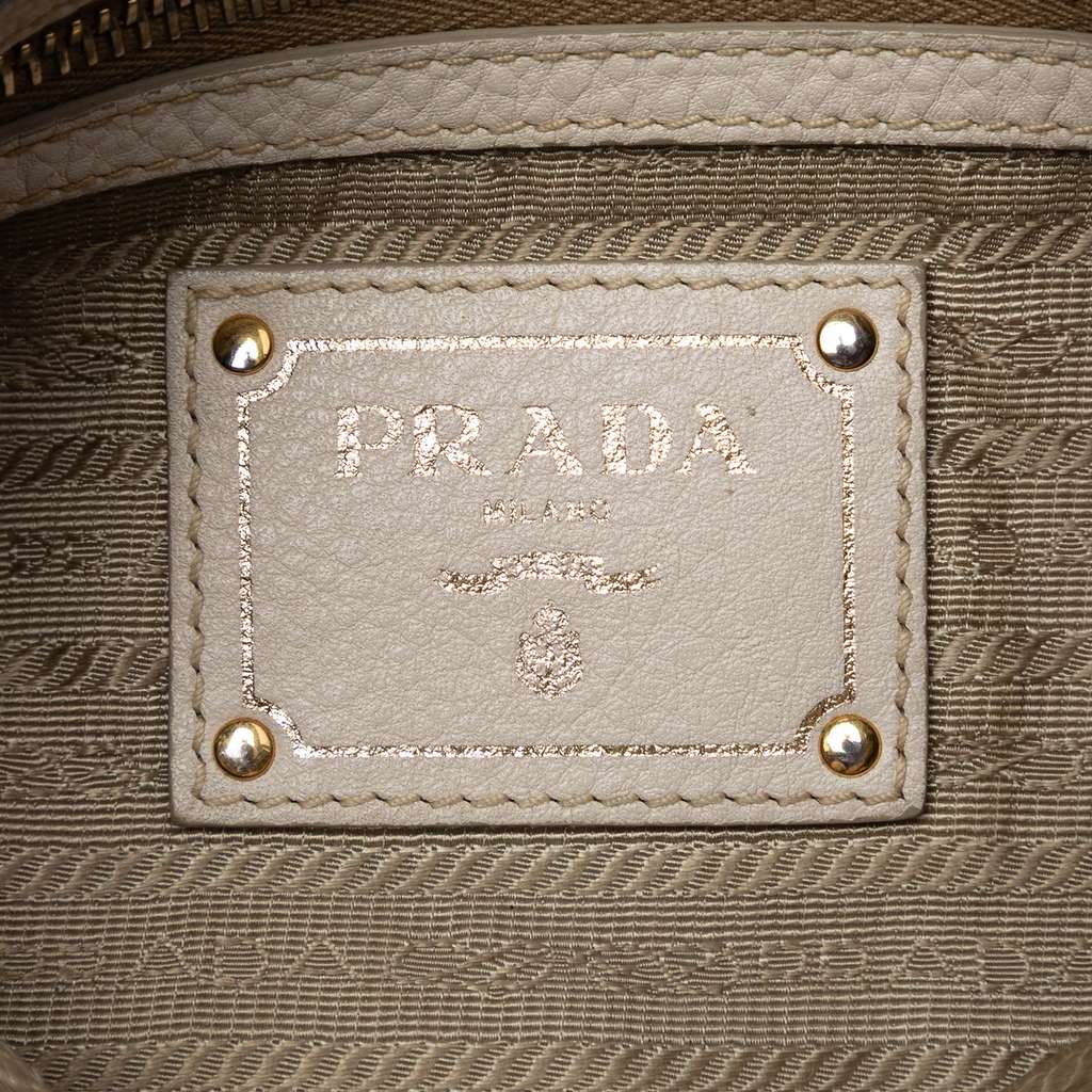 Prada Canvas Canapa Logo Crossbody Brown Canvas Good condition - Box View