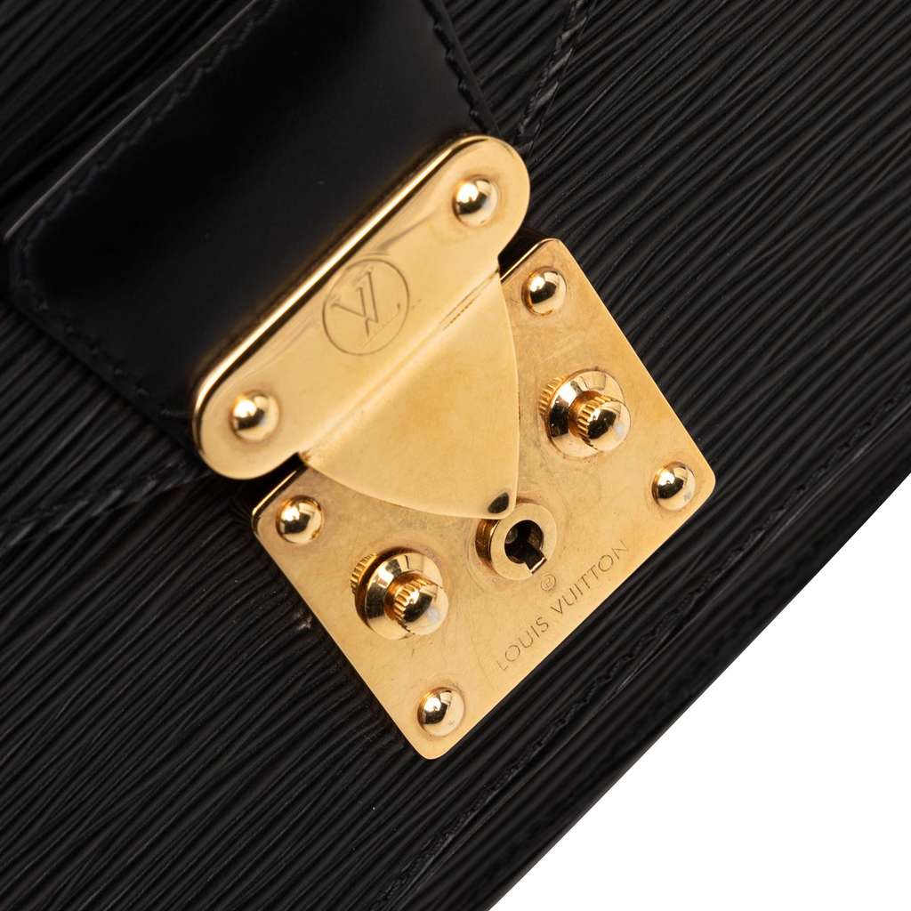 Louis Vuitton Epi Monceau 28 Black Leather Fair condition - Box View