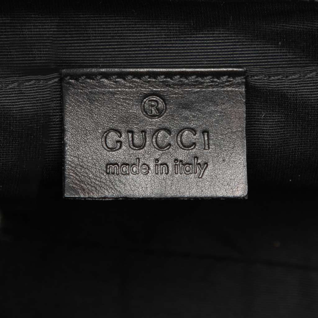 Gucci GG Denim Shoulder Bag Grey Denim Good condition - Box View