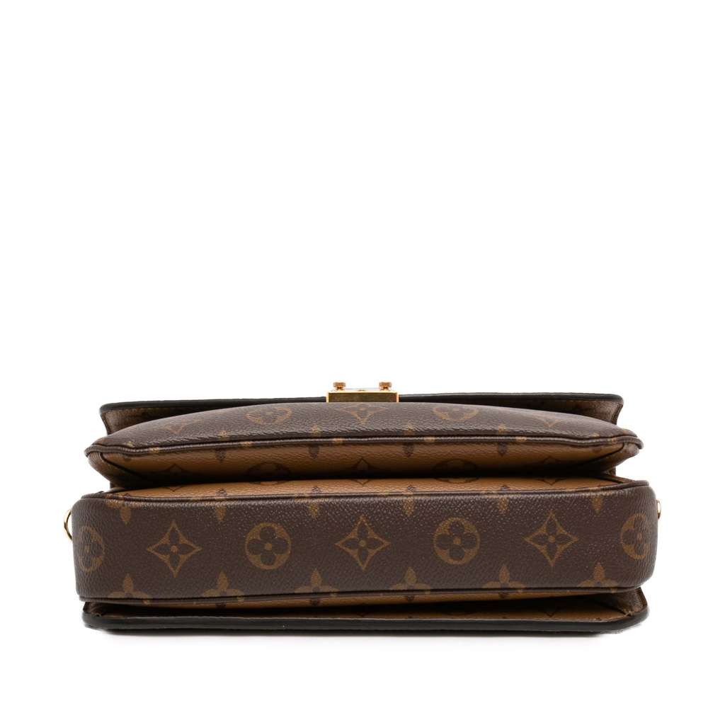 Louis Vuitton Monogram Reverse Pochette Metis Brown Good condition - Inside View