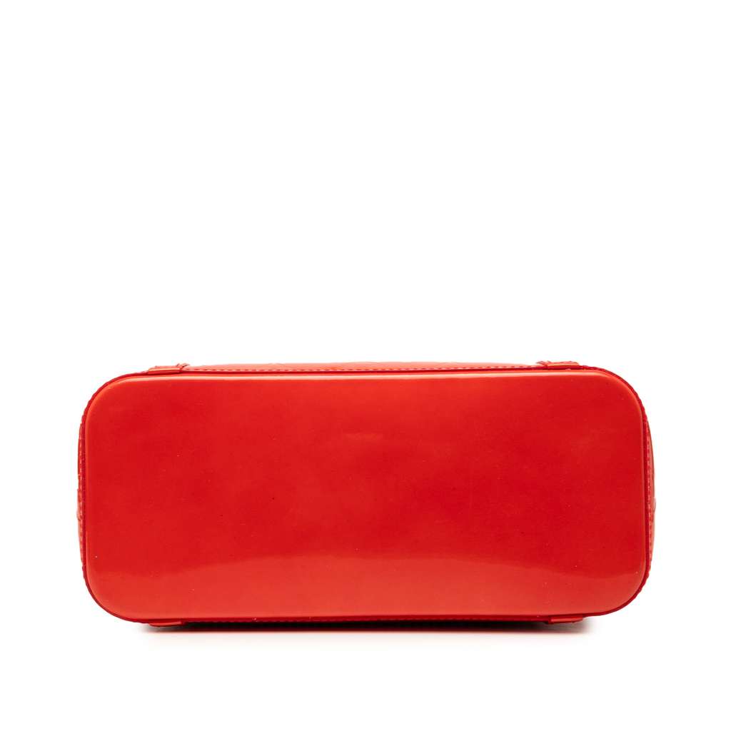 Louis Vuitton Monogram Vernis Avalon MM Red Leather Good condition - Inside View