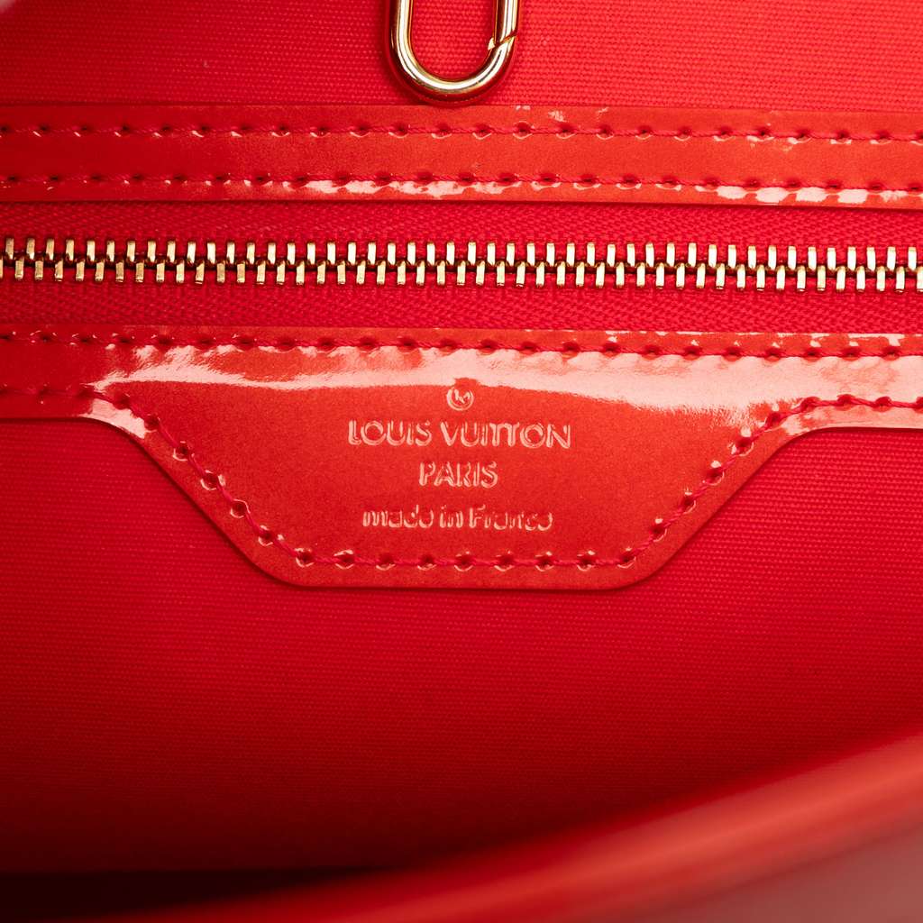Louis Vuitton Monogram Vernis Avalon MM Red Leather Good condition - Box View