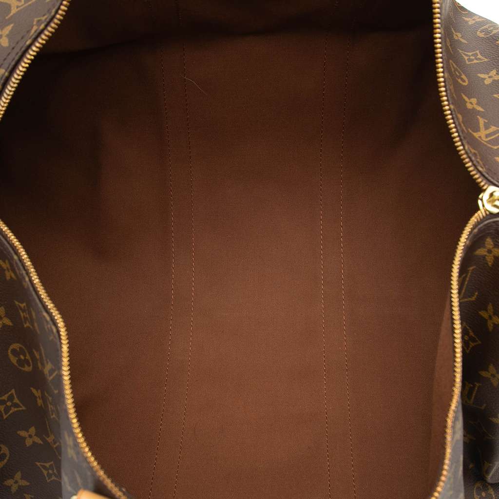 Louis Vuitton Monogram Keepall 55 Brown Good condition - Model View