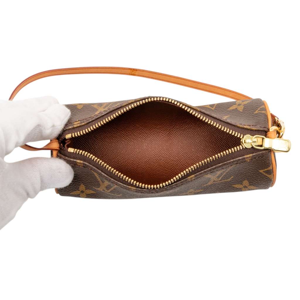 Louis Vuitton Monogram Papillon Pochette Brown Good condition - Model View