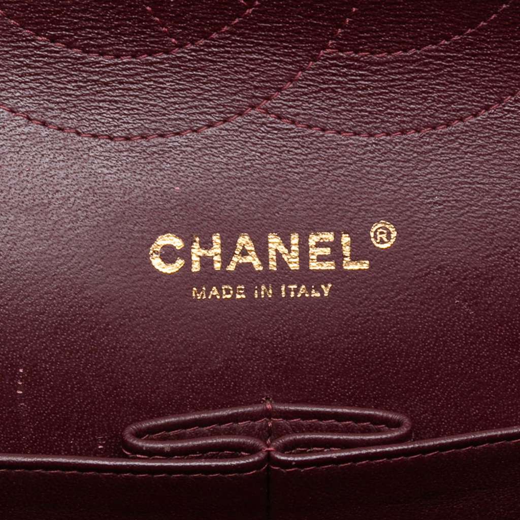 Chanel Jumbo Classic Lambskin Double Flap Black Leather Good condition - Box View