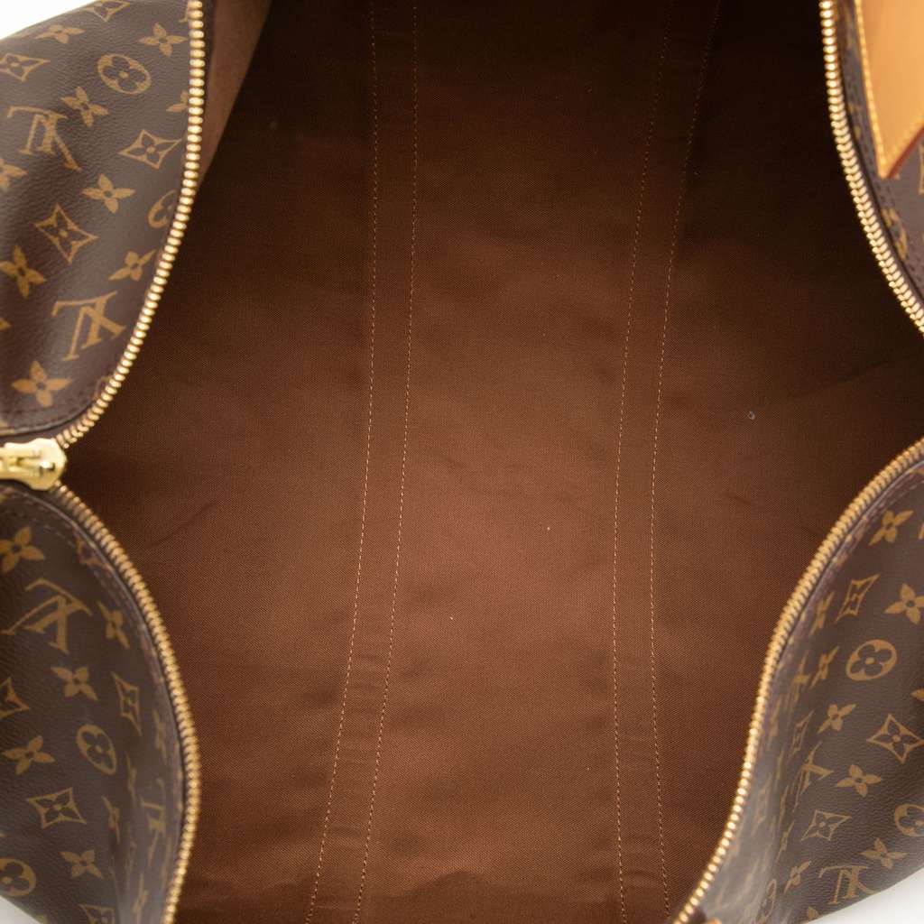 Louis Vuitton Monogram Keepall Bandouliere 55 Brown Good condition - Model View