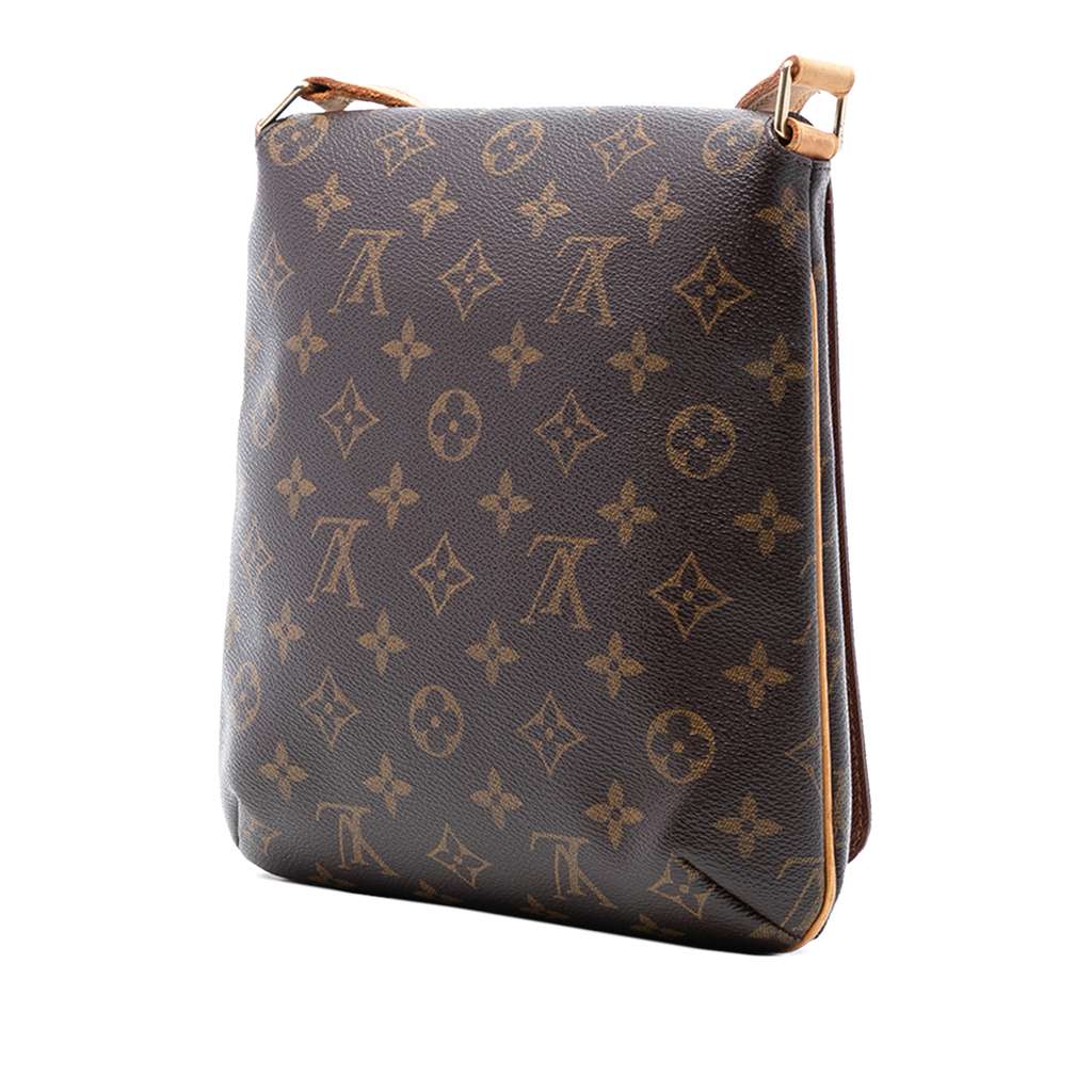 Louis Vuitton Monogram Musette Salsa PM Short Strap Brown Fair condition - Back View