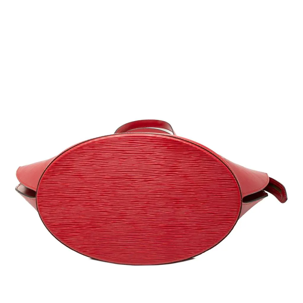 Louis Vuitton Epi Saint Jacques GM Long Strap Red Leather Very good - Inside View