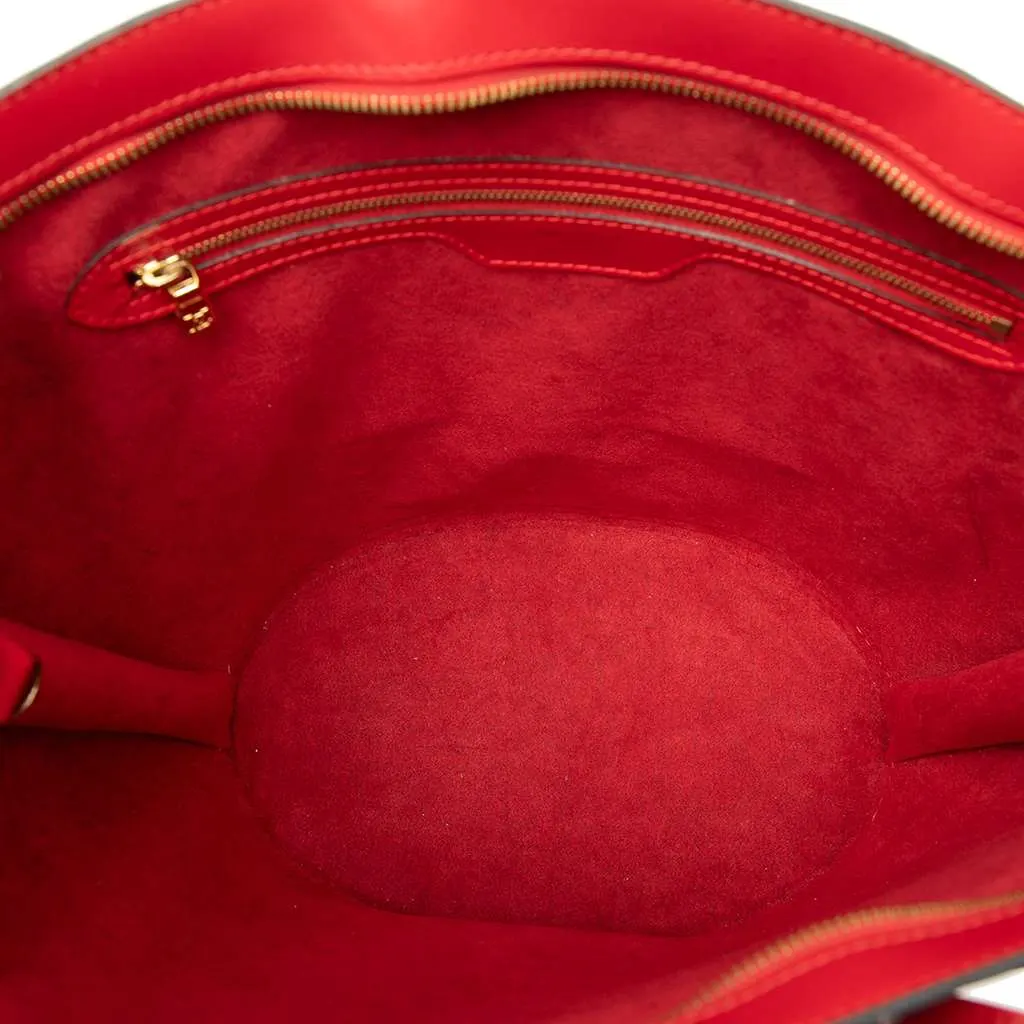 Louis Vuitton Epi Saint Jacques GM Long Strap Red Leather Very good - Model View