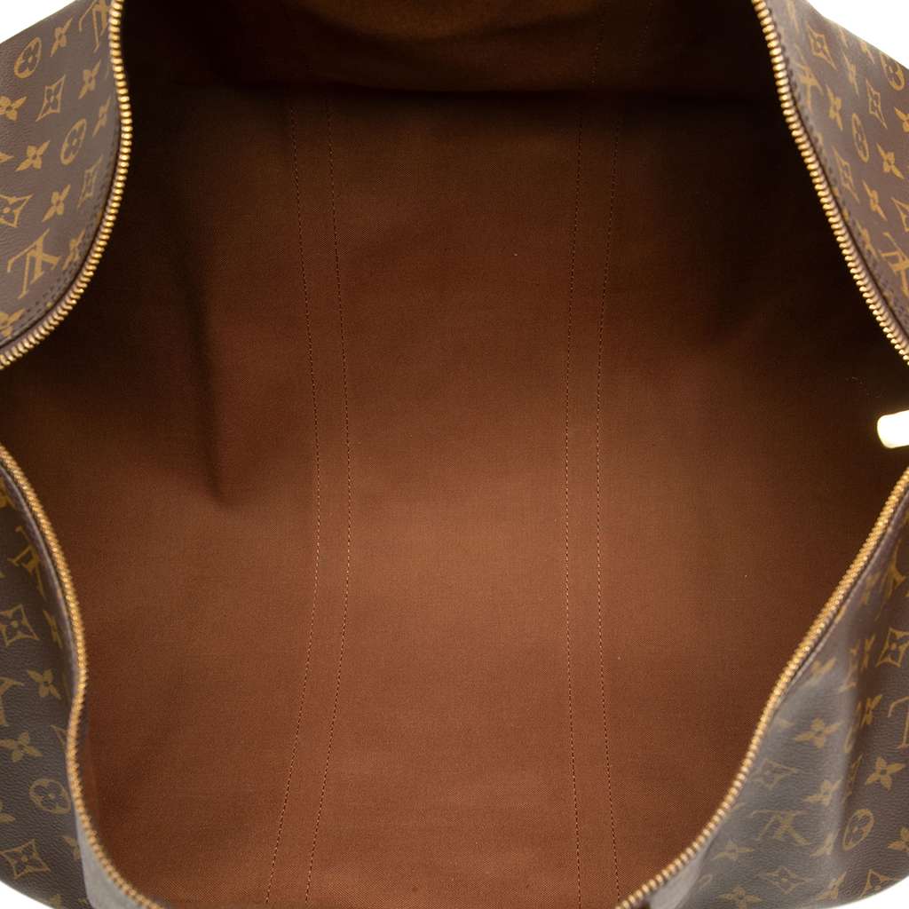 Louis Vuitton Monogram Keepall 60 Brown Good condition - Model View
