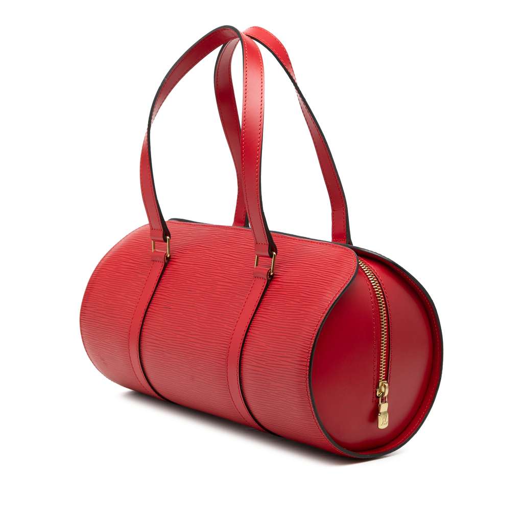 Louis Vuitton Epi Soufflot Red Leather Good condition - Back View