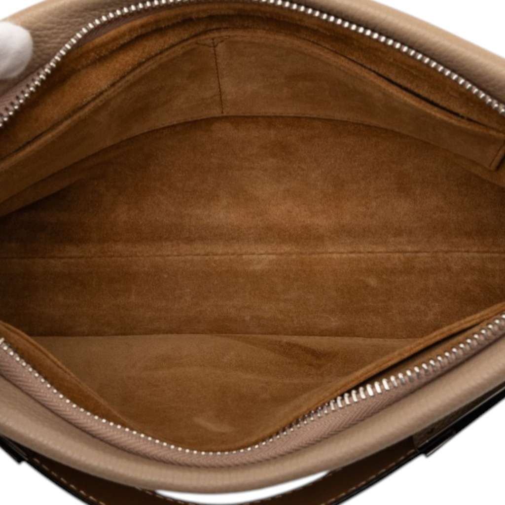 Loewe Small Grained Calfskin Missy Satchel Beige Leather Good condition - Model View