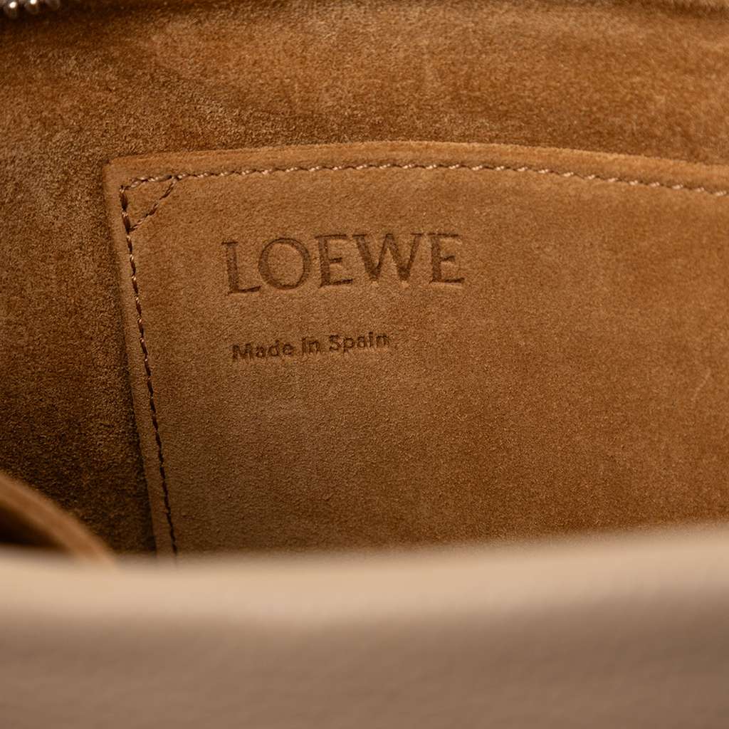 Loewe Small Grained Calfskin Missy Satchel Beige Leather Good condition - Box View