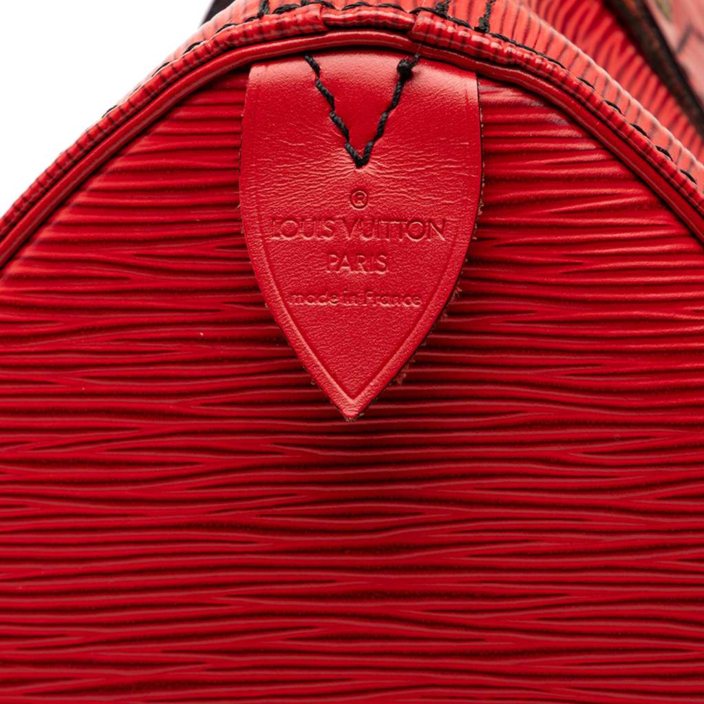 Louis Vuitton Epi Speedy 25 Red Leather Good condition - Box View