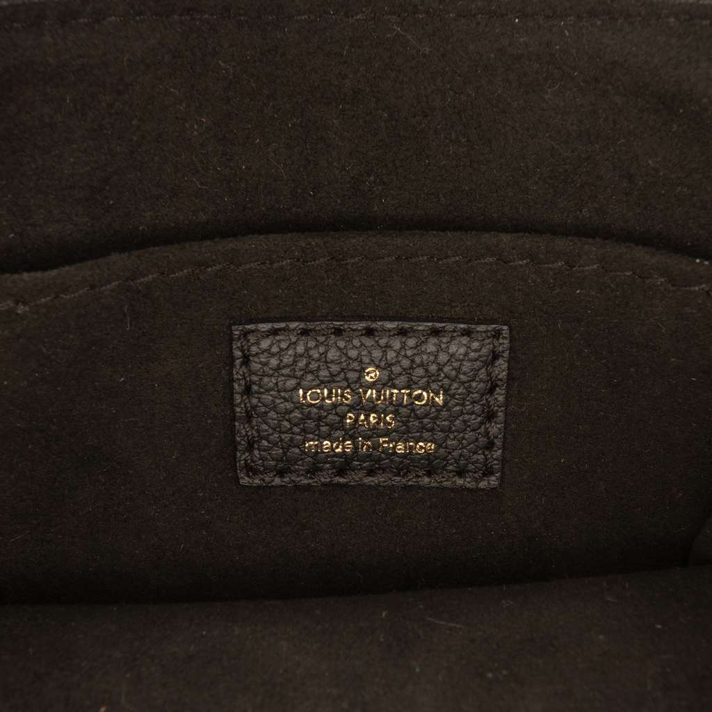 Louis Vuitton Bicolor Monogram Empreinte Petit Sac Plat Black Leather Good condition - Box View