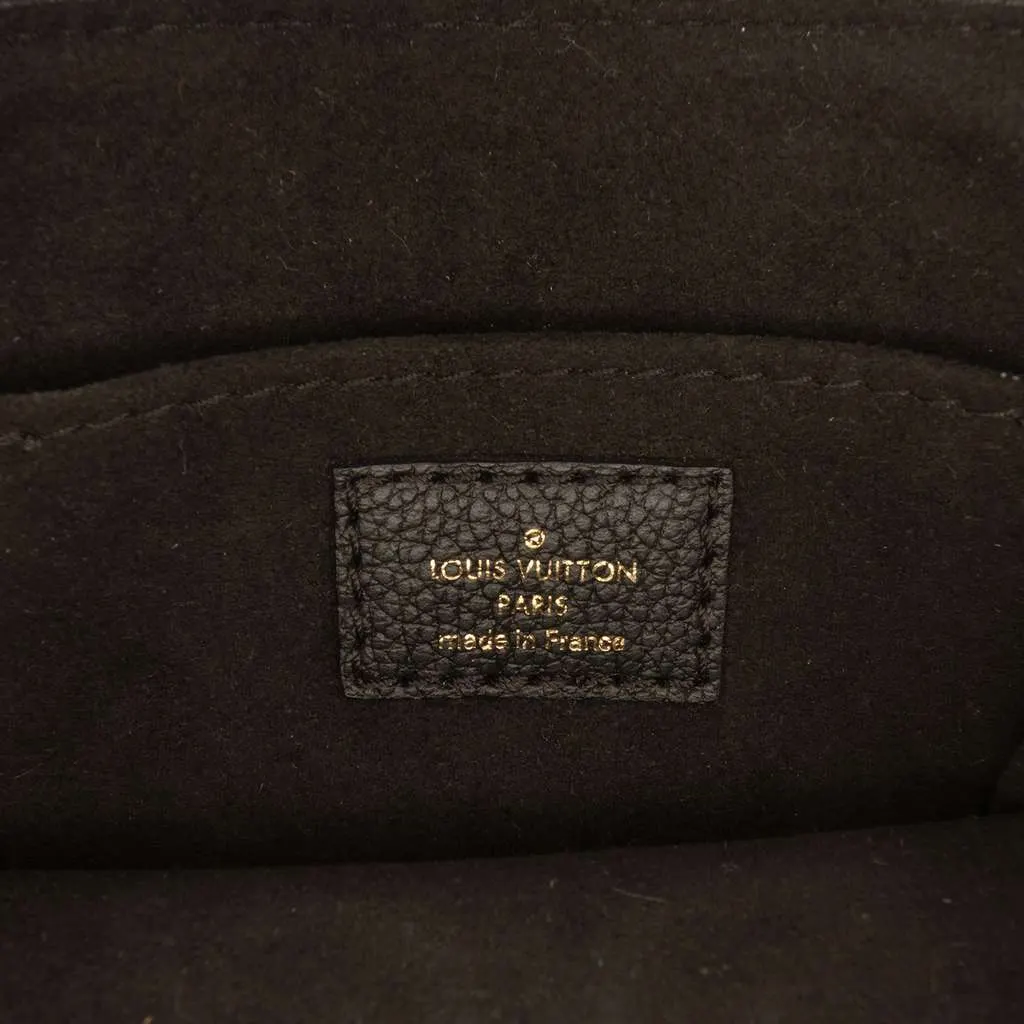 Louis Vuitton Bicolor Monogram Empreinte Petit Sac Plat Black Leather Very good - Box View
