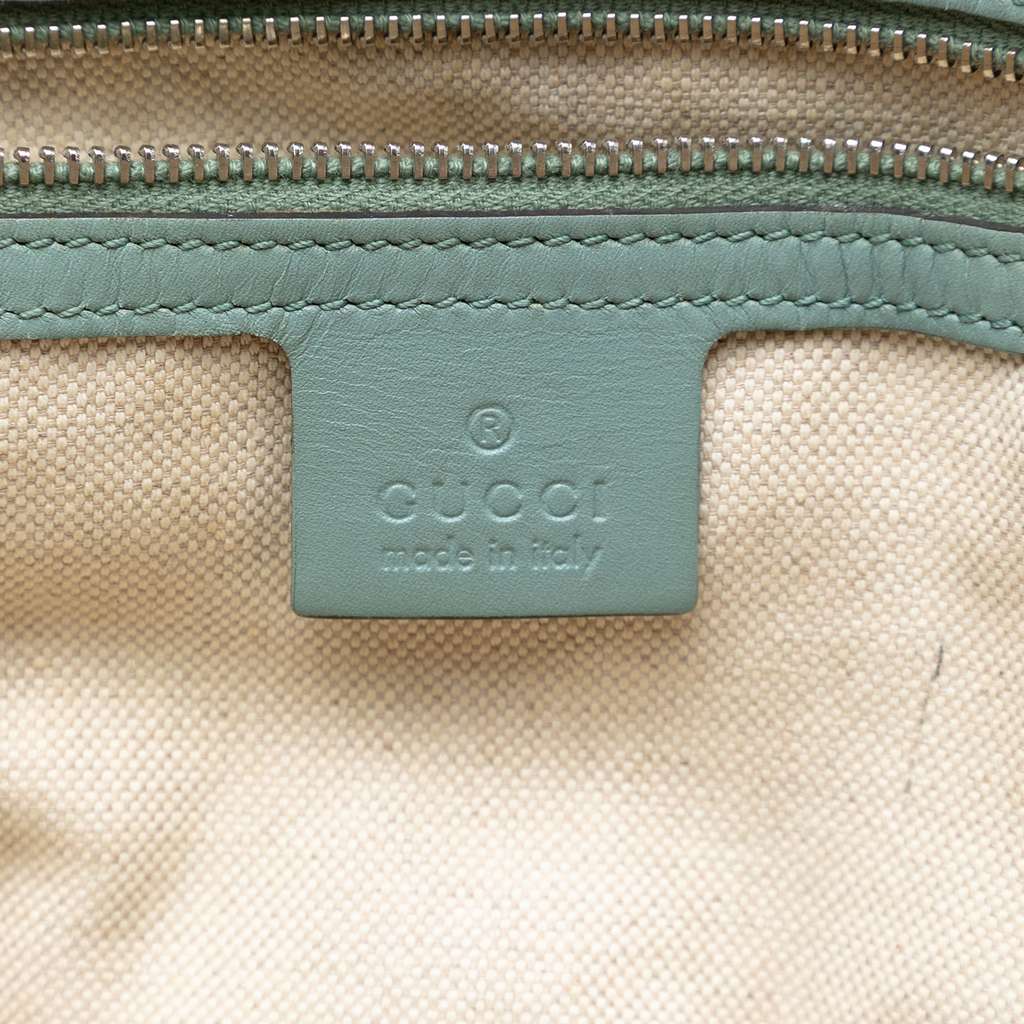 Gucci Medium GG Imprime Joy Tote Blue Canvas Good condition - Box View