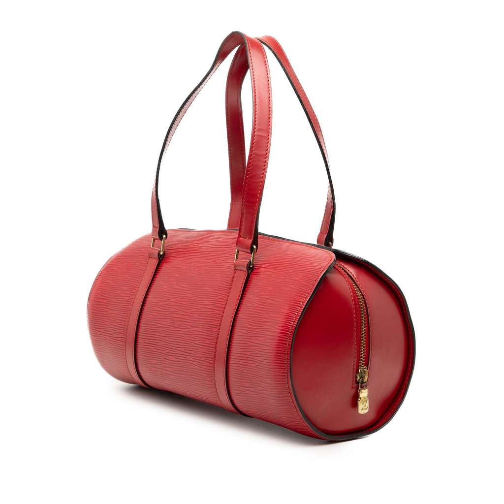Louis Vuitton Epi Soufflot Red Leather Good condition - Back View
