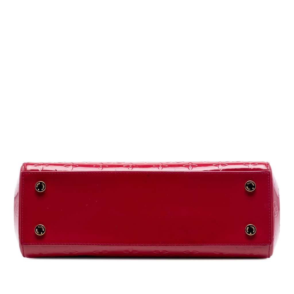 Louis Vuitton Monogram Vernis Brea MM Red Leather Good condition - Inside View