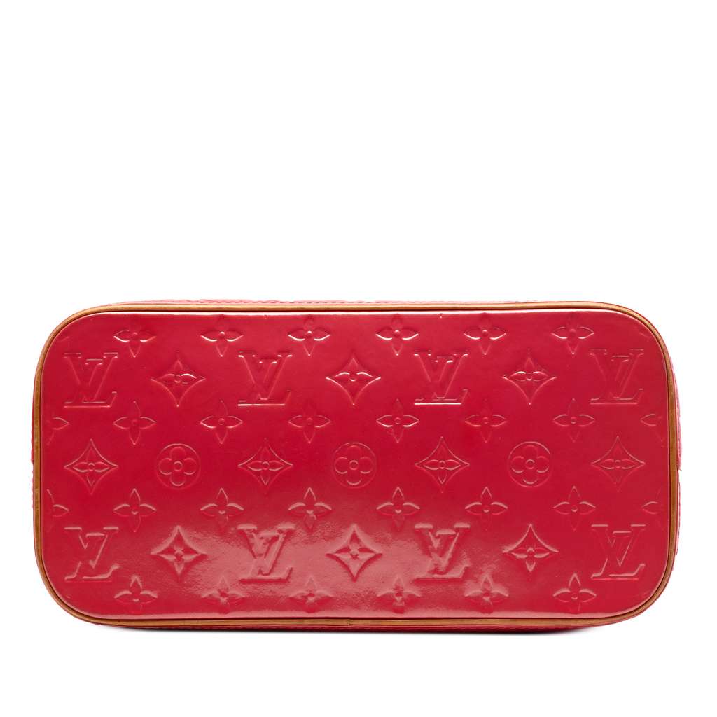 Louis Vuitton Monogram Vernis Houston Pink Leather Good condition - Inside View
