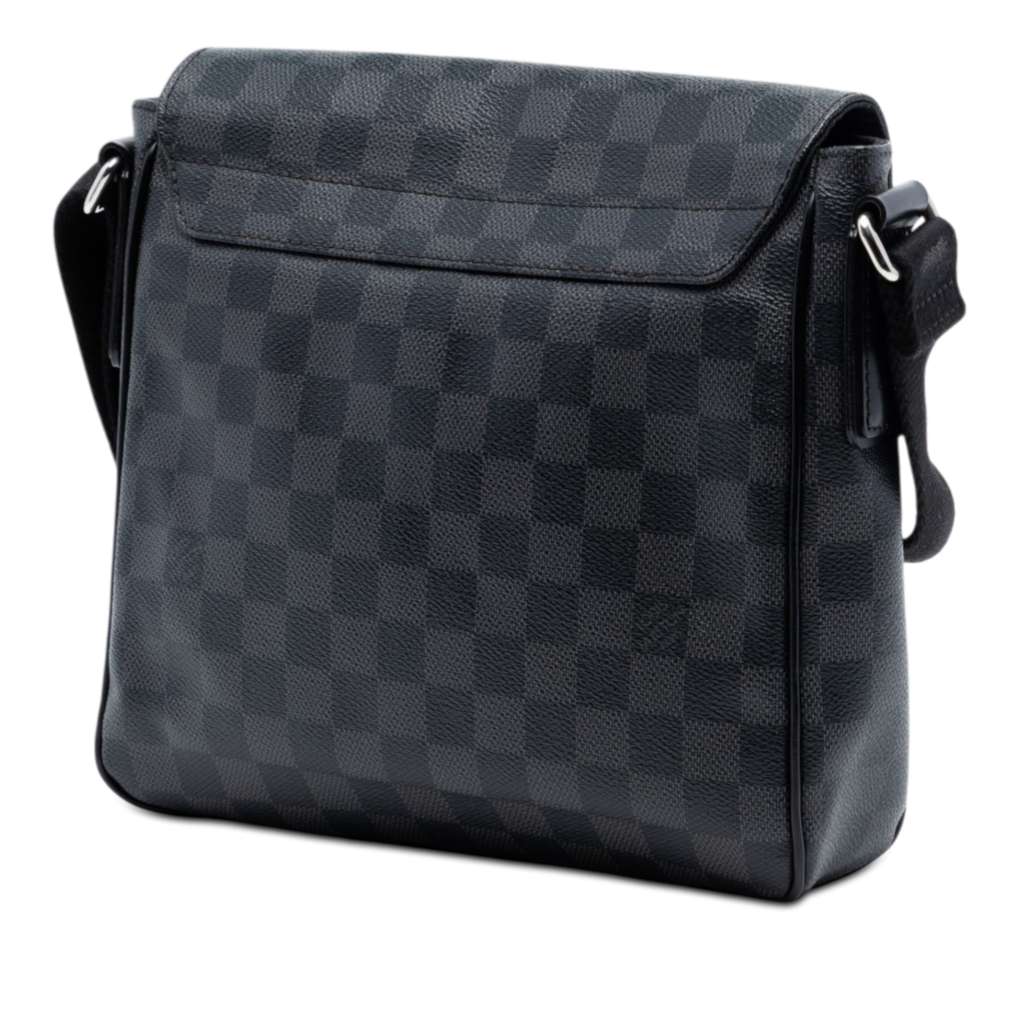 Louis Vuitton Damier Graphite District PM Black Good condition - Back View