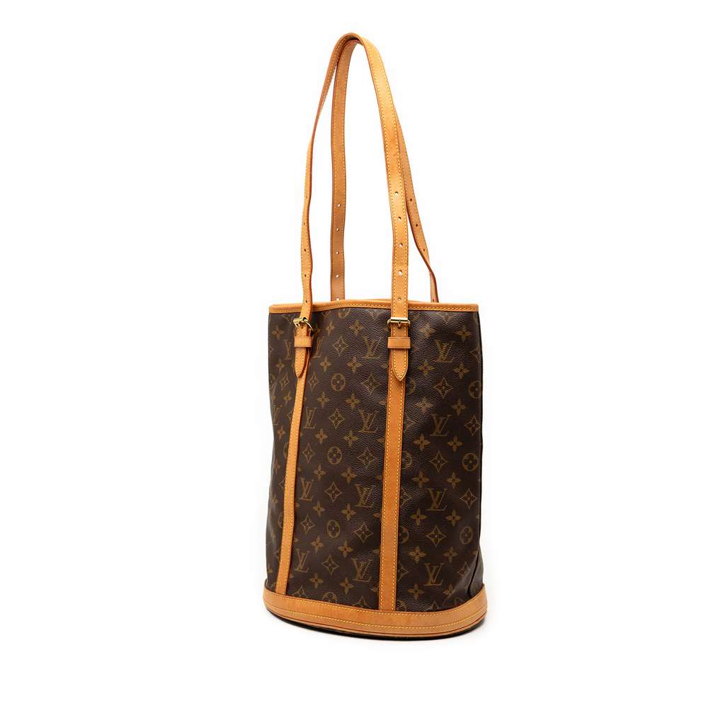 Louis Vuitton Monogram Bucket GM Brown Fair condition - Back View