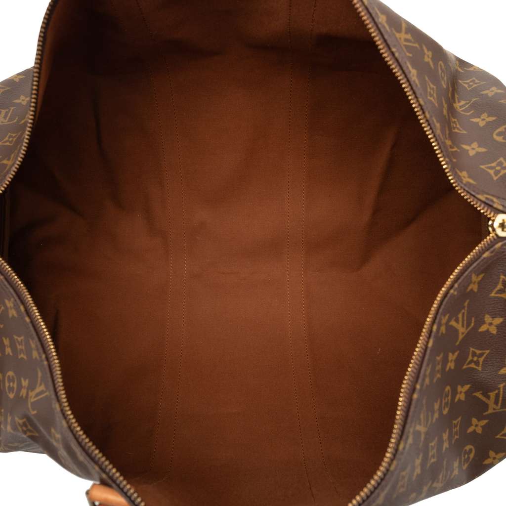 Louis Vuitton Monogram Keepall 60 Brown Good condition - Model View