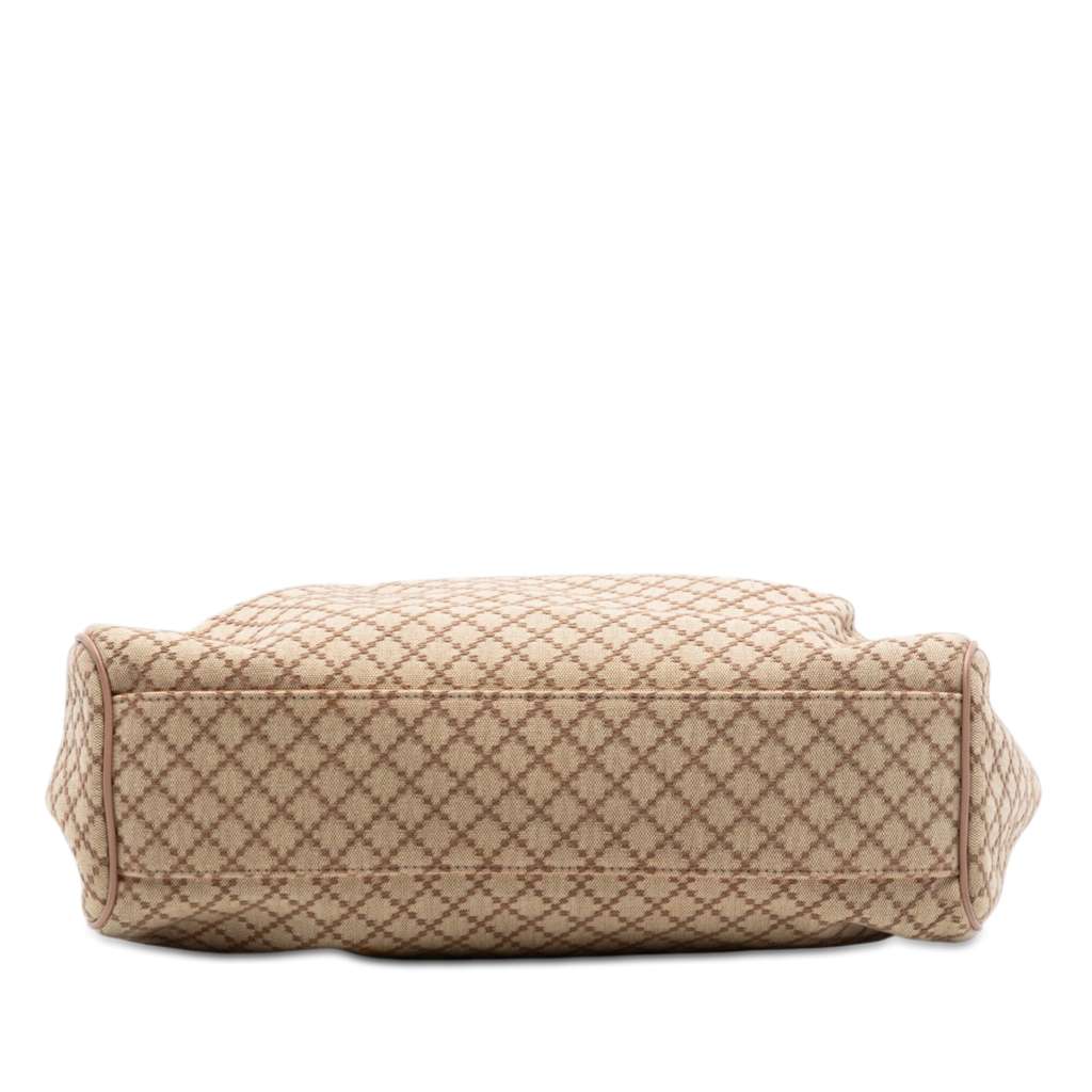 Gucci Medium Diamante Canvas Sukey Tote Beige Good condition - Inside View