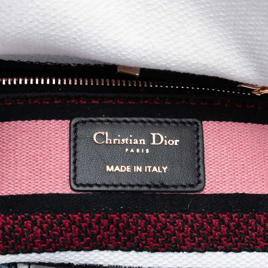 Dior Mini Embroidered Canvas Florilegio Lady D Lite White Canvas Good - Box View