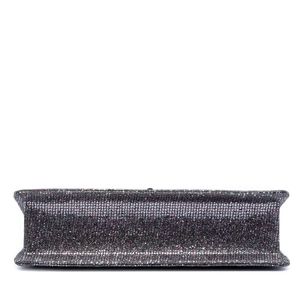 Chanel Quilted Glitter Canvas Reissue 2.55 Flap Silver Canvas Very good - Inside View