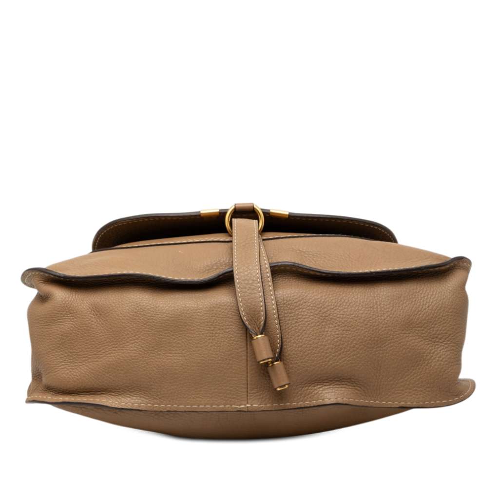 Chloé Medium Leather Marcie Satchel Brown Leather Good condition - Inside View