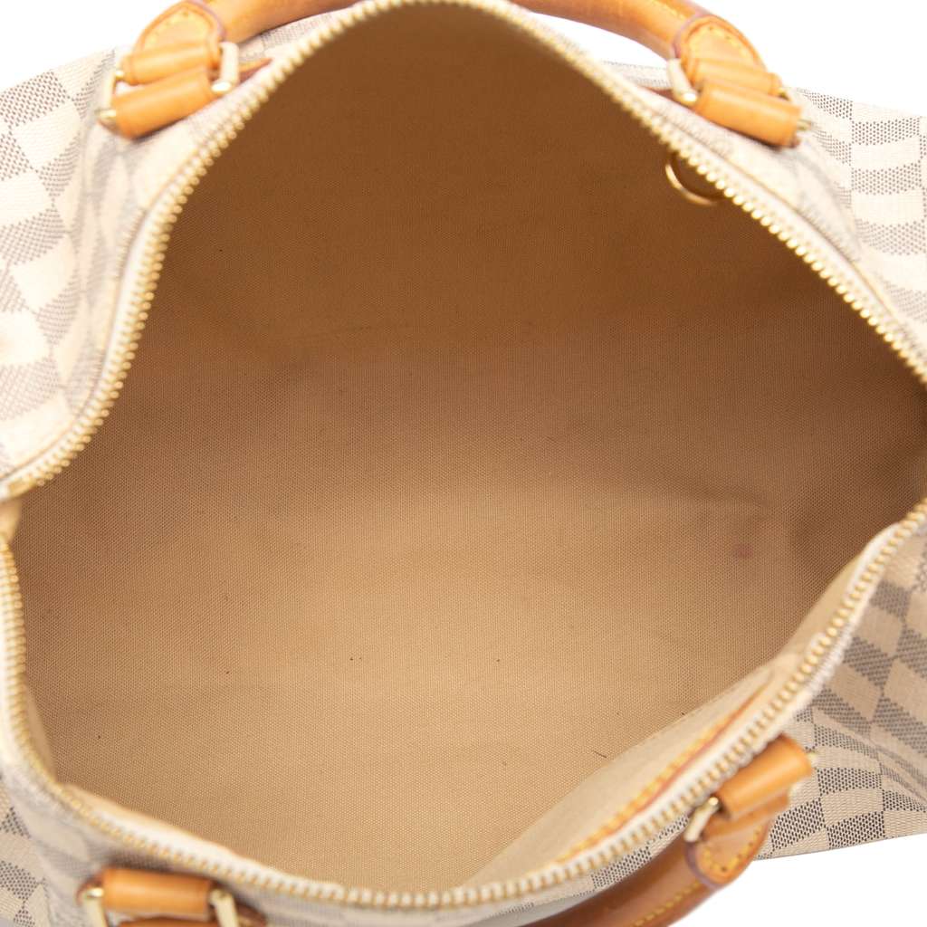 Louis Vuitton Damier Azur Speedy 30 White Good condition - Model View