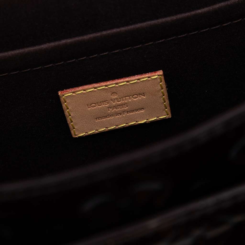 Louis Vuitton Monogram Vernis Miranda Purple Leather Good condition - Box View