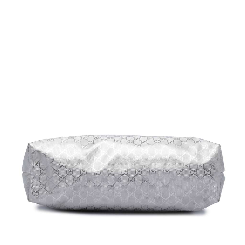 Gucci Large GG Imprime Tote Silver Canvas Good condition - Inside View