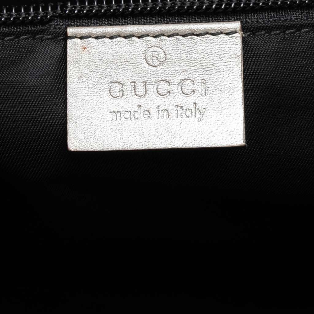 Gucci Large GG Imprime Tote Silver Canvas Good condition - Box View