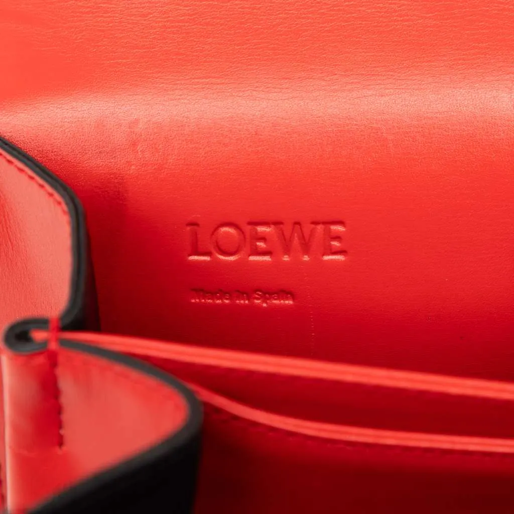 Loewe Medium Leather Barcelona Crossbody Red Leather Very good - Box View