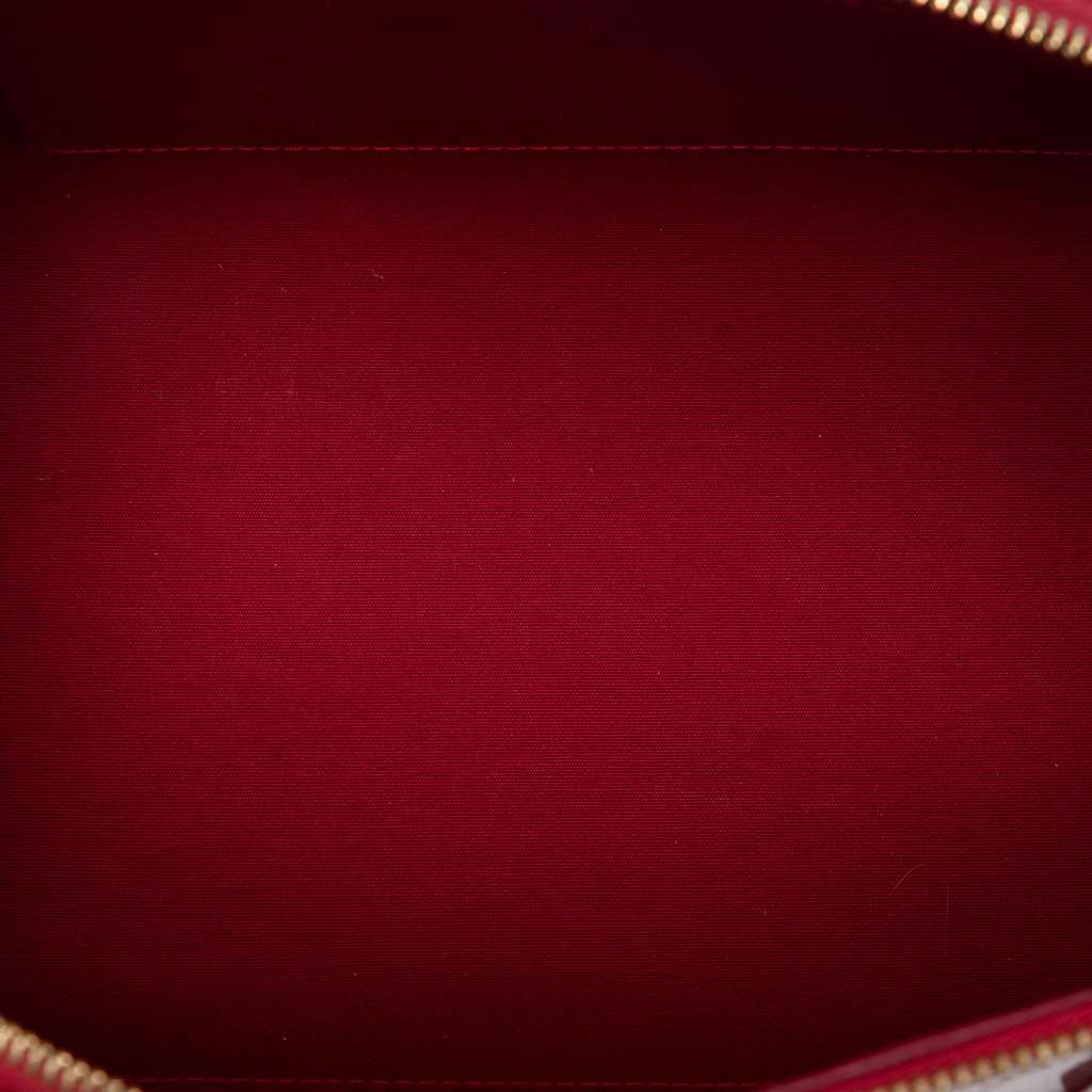Louis Vuitton Monogram Vernis Sherwood PM Red Leather Good condition - Model View