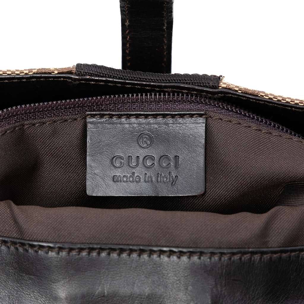 Gucci GG Canvas Jackie Shoulder Bag Beige Good condition - Box View