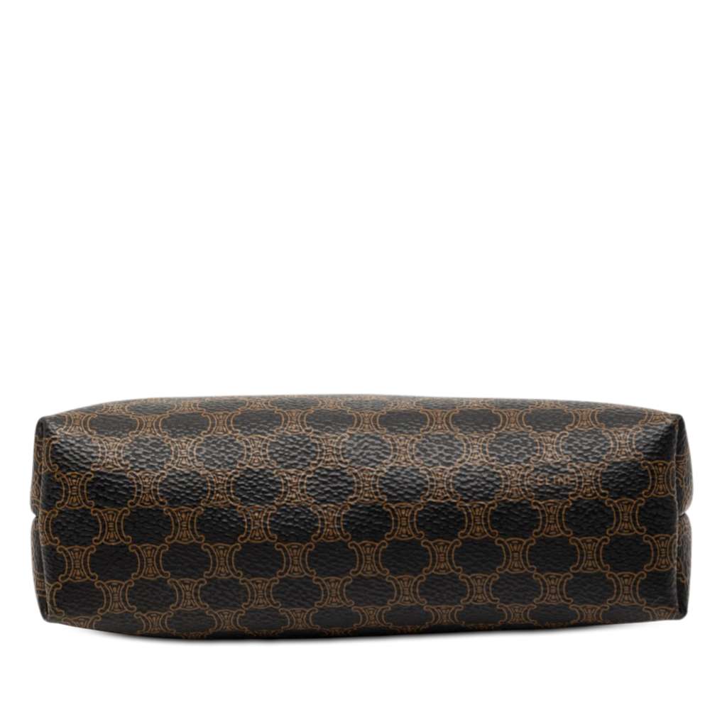 Celine Macadam Coated Canvas Pouch Brown Canvas Good condition - Inside View
