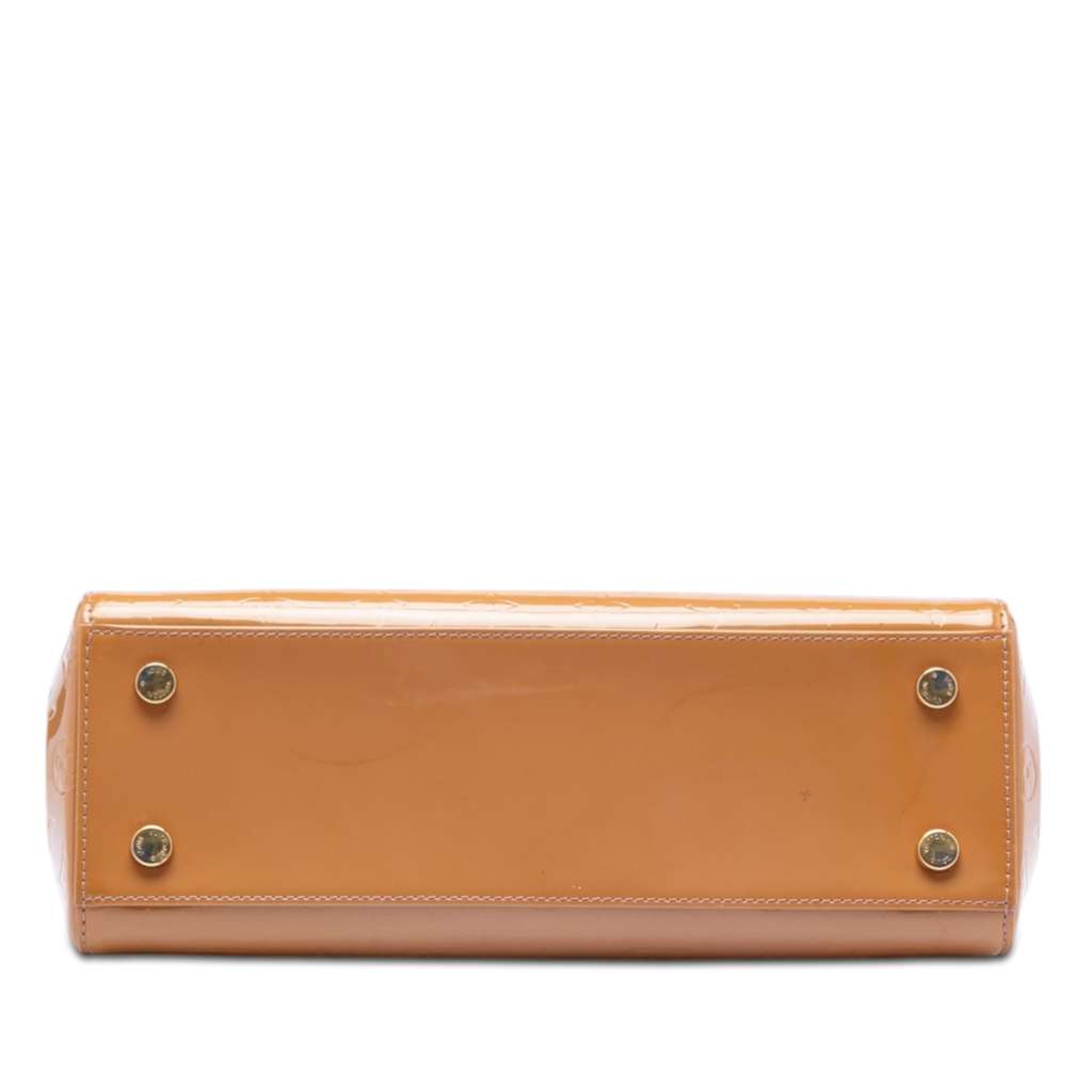 Louis Vuitton Monogram Vernis Brea MM Brown Leather Good condition - Inside View