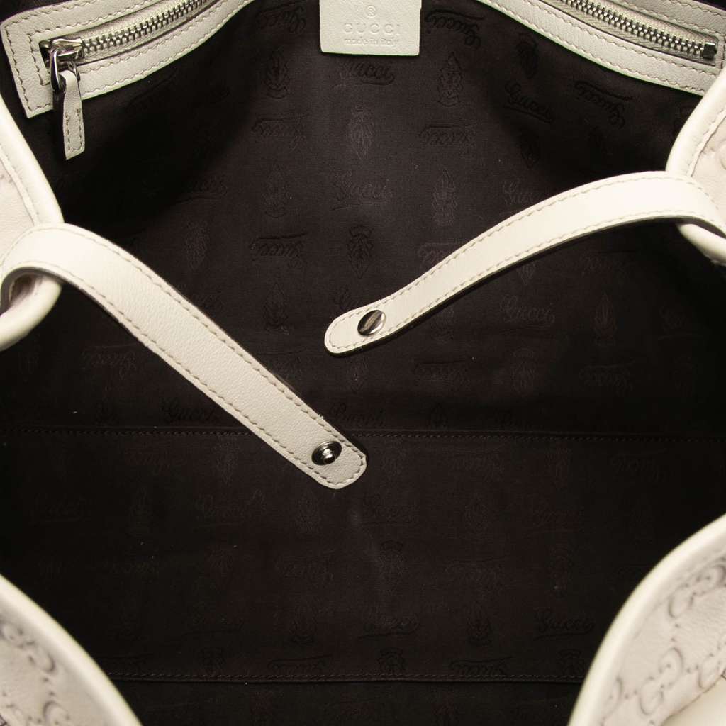 Gucci Guccissima Twins Tote Brown Leather Good condition - Model View