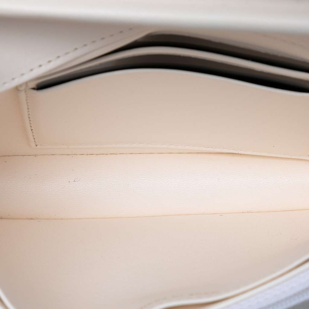 Chanel Quilted Lambskin Book Wallet On Chain Black Leather Good condition - Model View