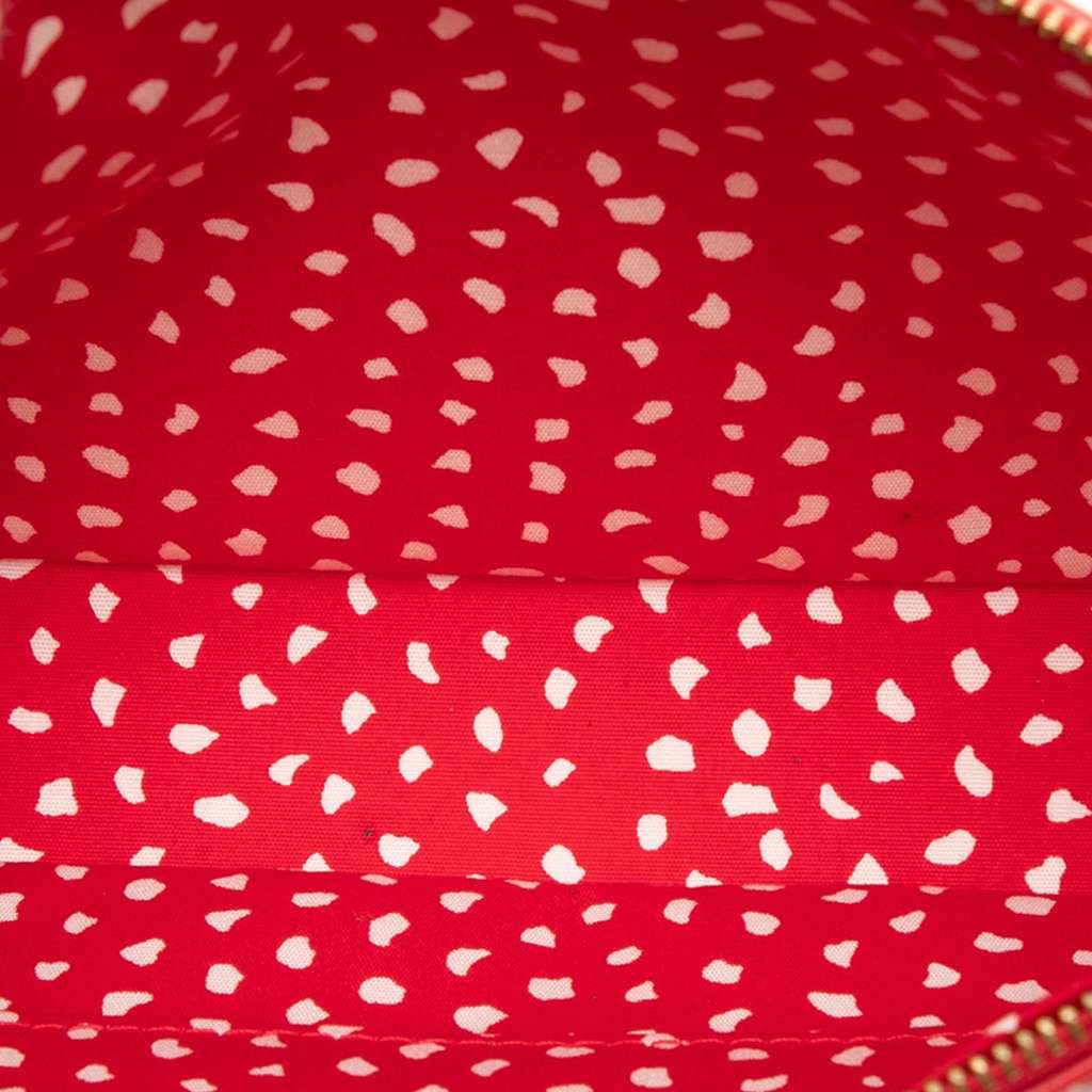 Louis Vuitton Yayoi Kusama Monogram Vernis Dots Infinity Pochette Accessoires Red Leather Good condition - Model View