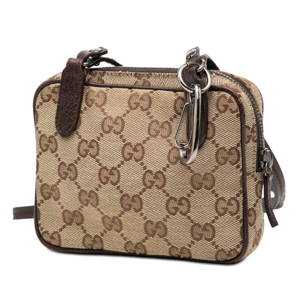 Gucci GG Canvas Crossbody Beige Good condition - Back View