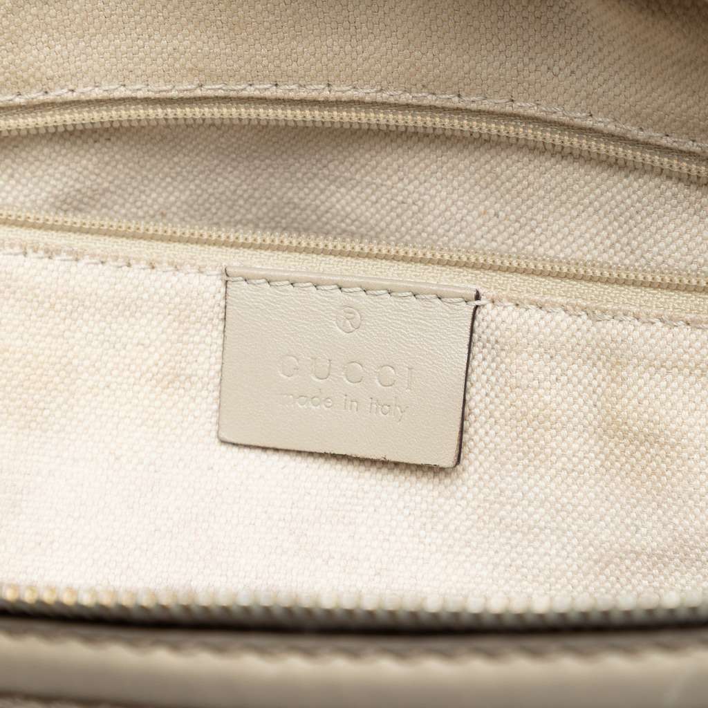 Gucci GG Canvas Sukey Satchel Beige Canvas Good condition - Box View