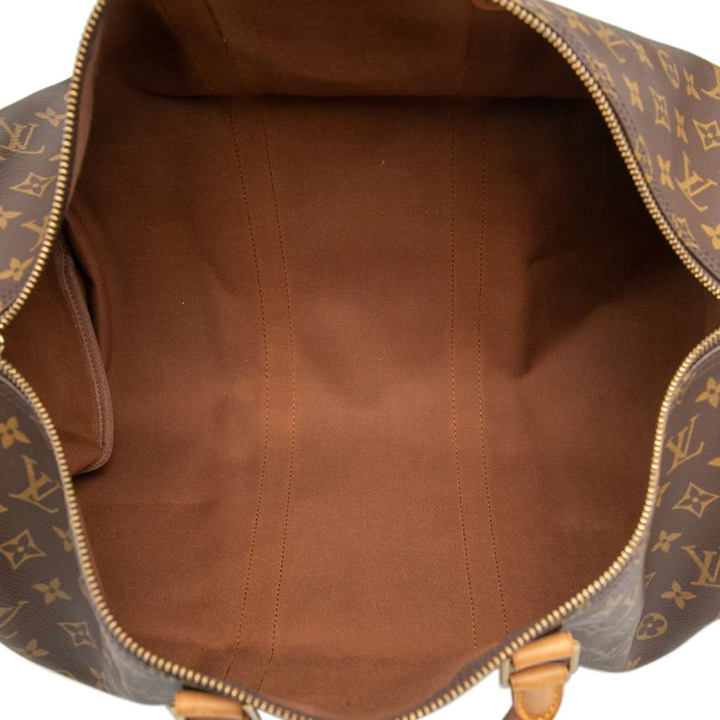 Louis Vuitton Monogram Keepall 50 Brown Good condition - Model View