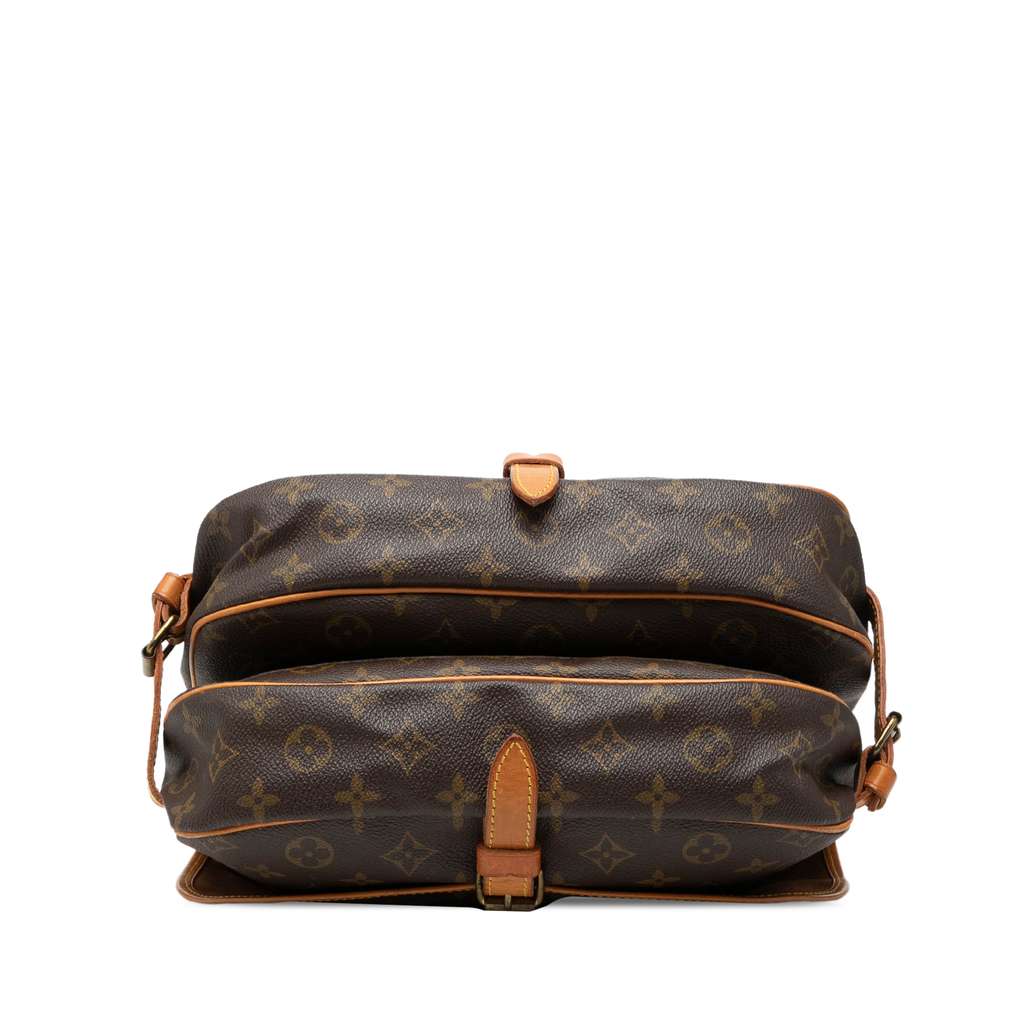 Louis Vuitton Monogram Saumur 30 Brown Good condition - Inside View